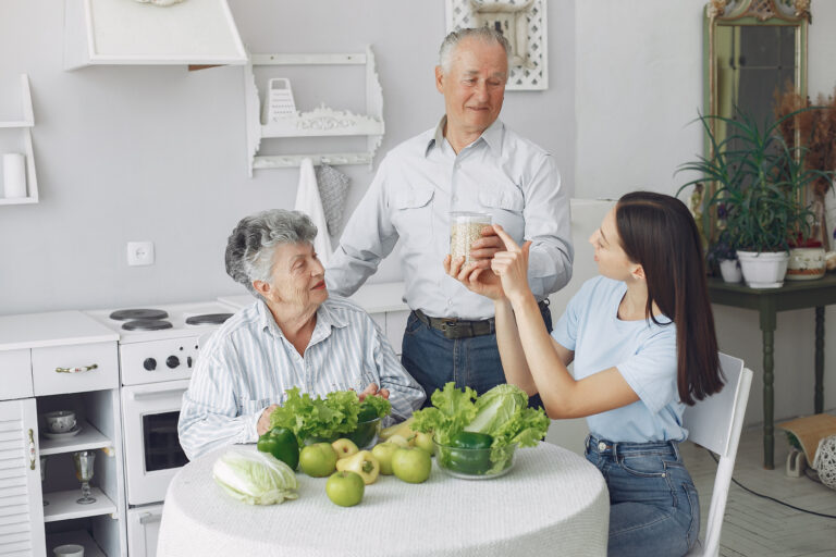 Nutrition and care for healthy aging.