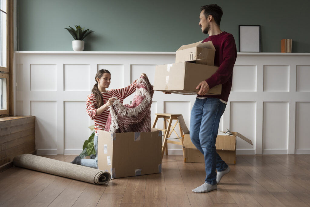 Person deciding between living with family or independently, showing confusion