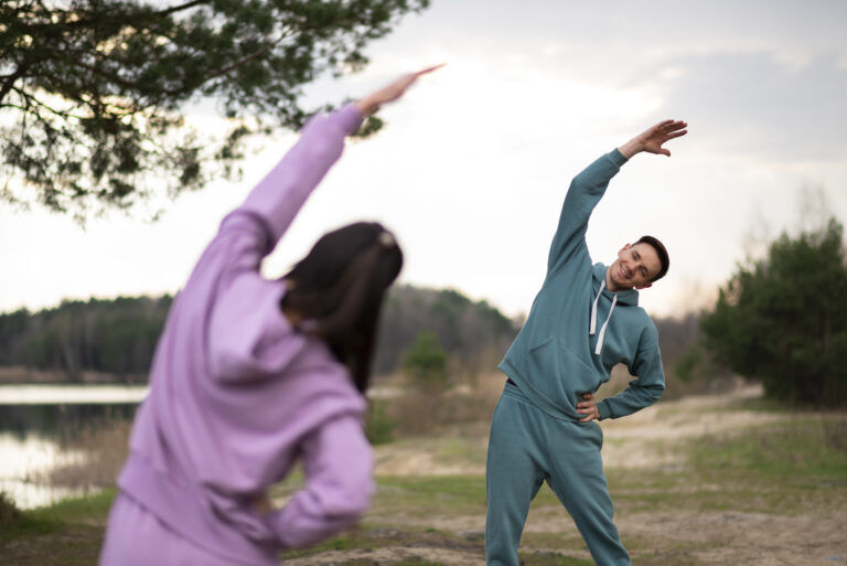 Person exercise outdoors to improve emotional well-being, reduce stress, and support brain health through regular physical activity.