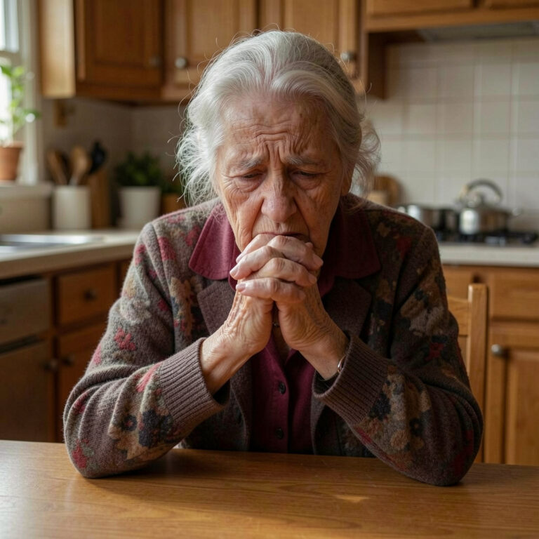Older adult recognising anxiety disorders symptoms during a mental health consultation