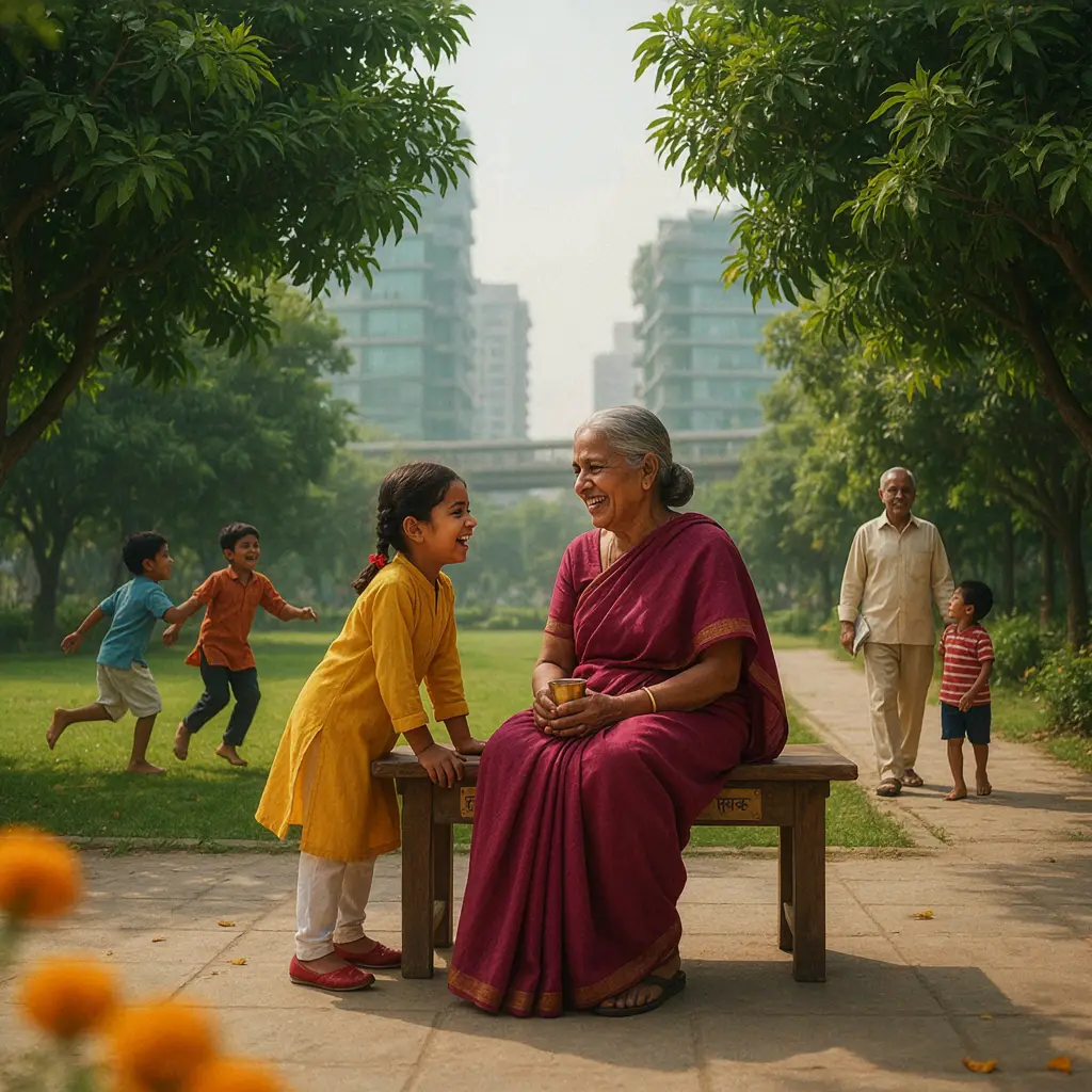 Viksit Bharat promoting an inclusive society for people of all ages.