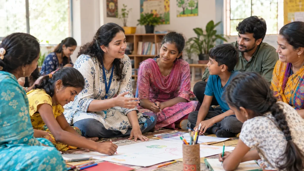 Workshops for children, youth and women focused on learning, wellbeing and empowerment