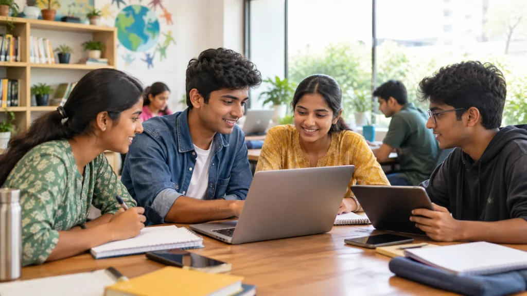 Digital learning platform connecting students to flexible education resources and technology-enabled learning